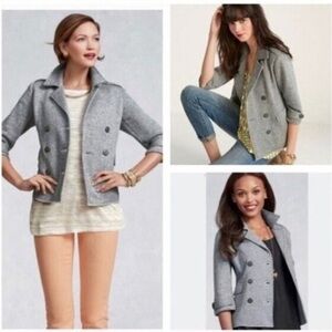 Cabi Cropped Jacket with Anchor Buttons
